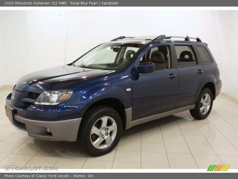 Royal Blue Pearl / Sandblast 2003 Mitsubishi Outlander XLS 4WD