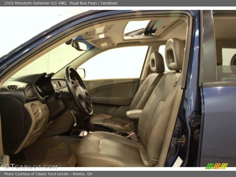 Royal Blue Pearl / Sandblast 2003 Mitsubishi Outlander XLS 4WD