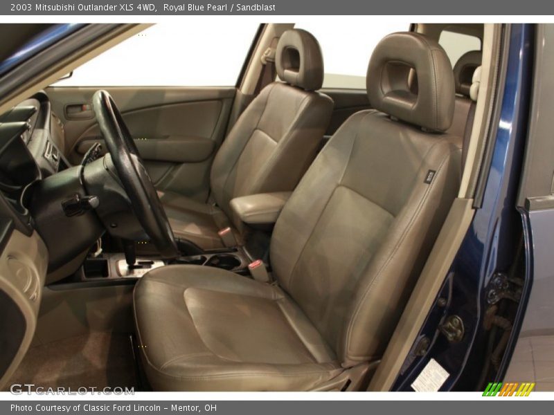 Royal Blue Pearl / Sandblast 2003 Mitsubishi Outlander XLS 4WD