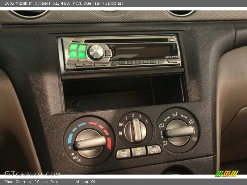 Royal Blue Pearl / Sandblast 2003 Mitsubishi Outlander XLS 4WD