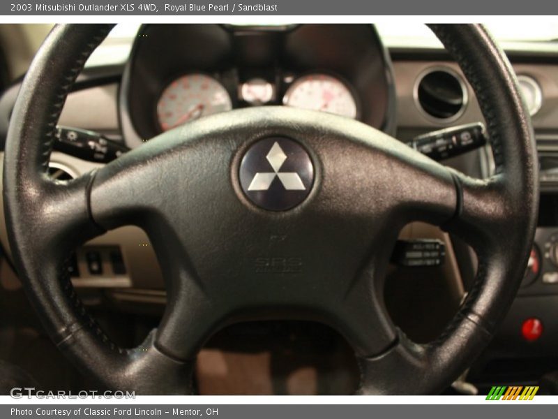 Royal Blue Pearl / Sandblast 2003 Mitsubishi Outlander XLS 4WD