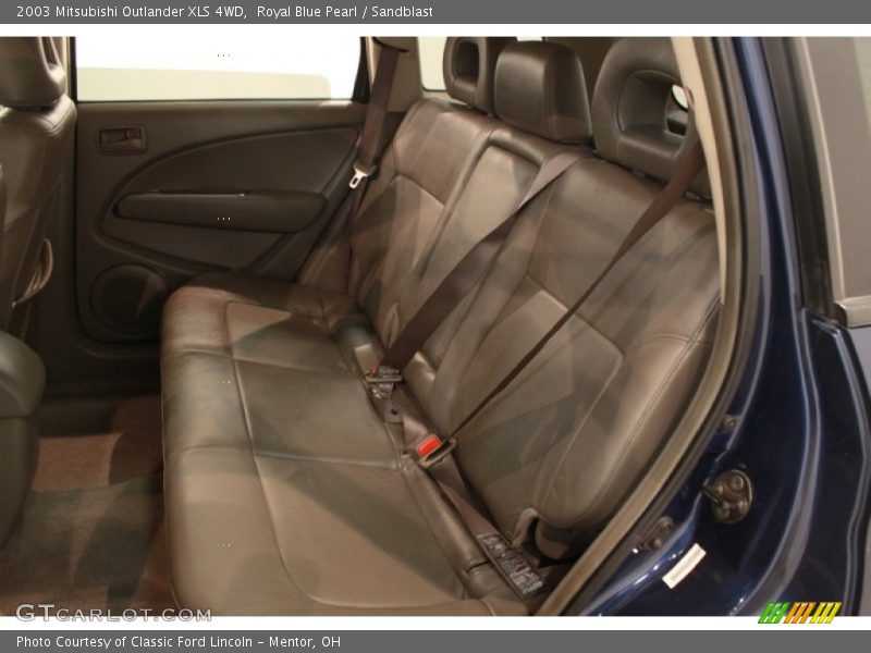 Royal Blue Pearl / Sandblast 2003 Mitsubishi Outlander XLS 4WD