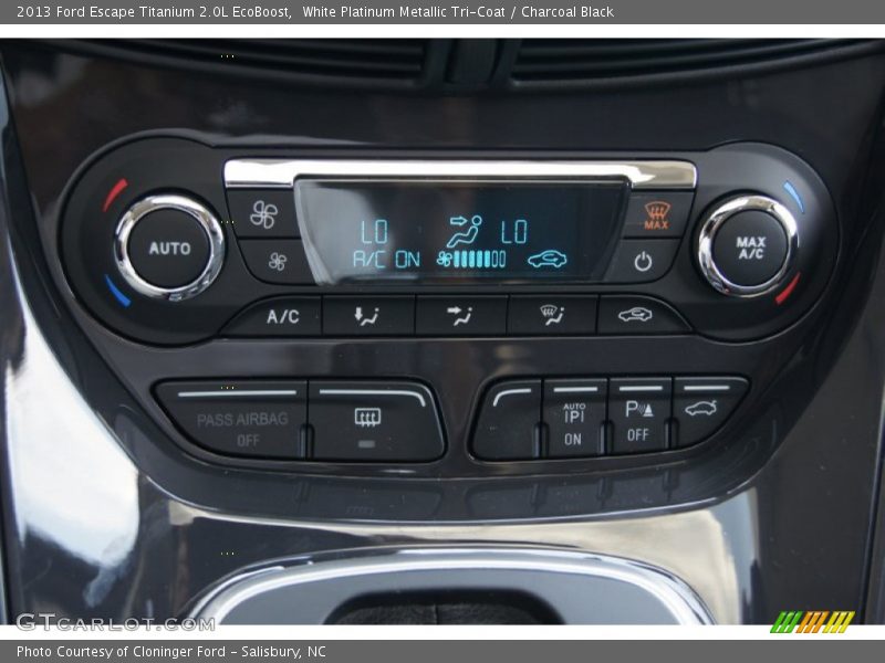 Controls of 2013 Escape Titanium 2.0L EcoBoost