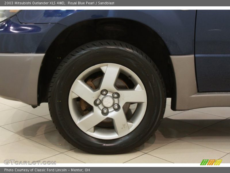 Royal Blue Pearl / Sandblast 2003 Mitsubishi Outlander XLS 4WD