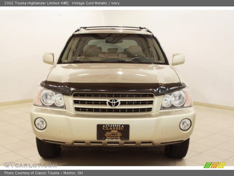 Vintage Gold Metallic / Ivory 2002 Toyota Highlander Limited 4WD