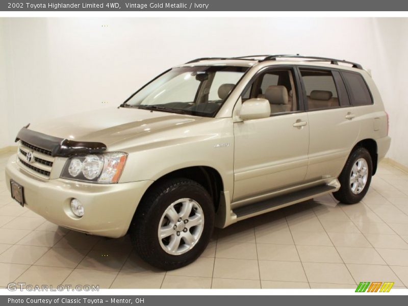 Vintage Gold Metallic / Ivory 2002 Toyota Highlander Limited 4WD