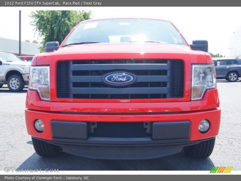 Race Red / Steel Gray 2012 Ford F150 STX SuperCab