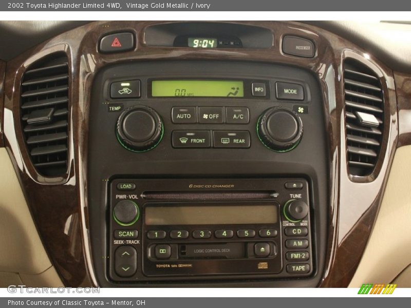 Vintage Gold Metallic / Ivory 2002 Toyota Highlander Limited 4WD