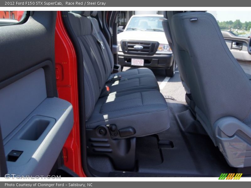Race Red / Steel Gray 2012 Ford F150 STX SuperCab
