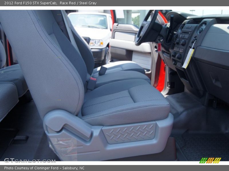 Race Red / Steel Gray 2012 Ford F150 STX SuperCab