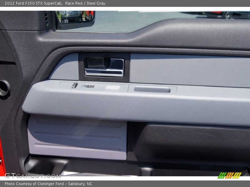 Race Red / Steel Gray 2012 Ford F150 STX SuperCab