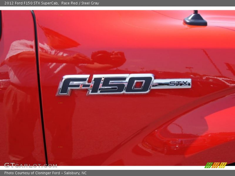 Race Red / Steel Gray 2012 Ford F150 STX SuperCab