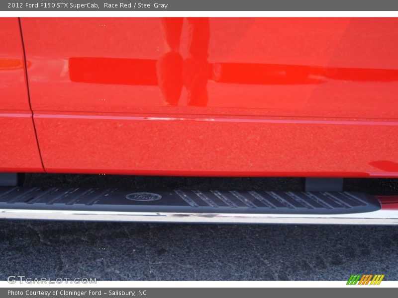 Race Red / Steel Gray 2012 Ford F150 STX SuperCab