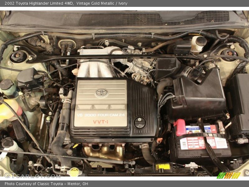 Vintage Gold Metallic / Ivory 2002 Toyota Highlander Limited 4WD