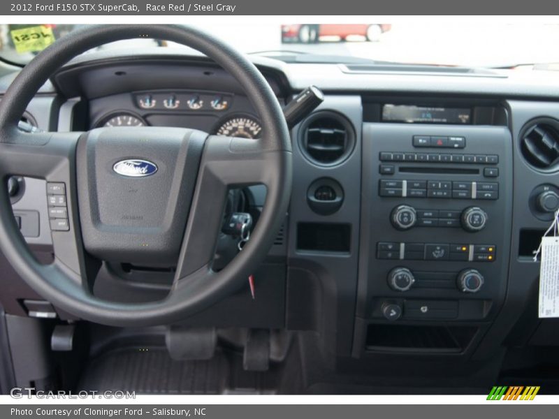 Race Red / Steel Gray 2012 Ford F150 STX SuperCab