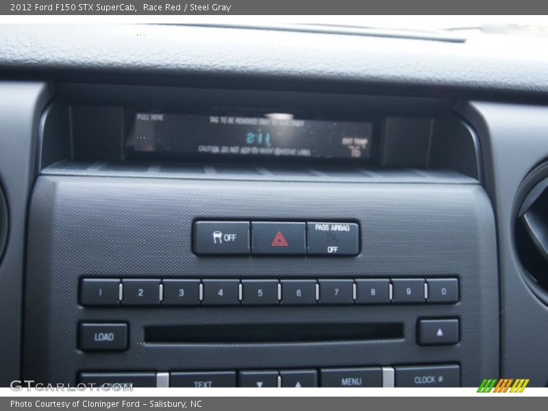 Race Red / Steel Gray 2012 Ford F150 STX SuperCab