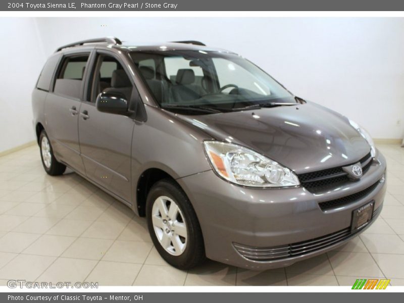 Phantom Gray Pearl / Stone Gray 2004 Toyota Sienna LE