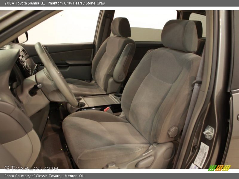 Front Seat of 2004 Sienna LE