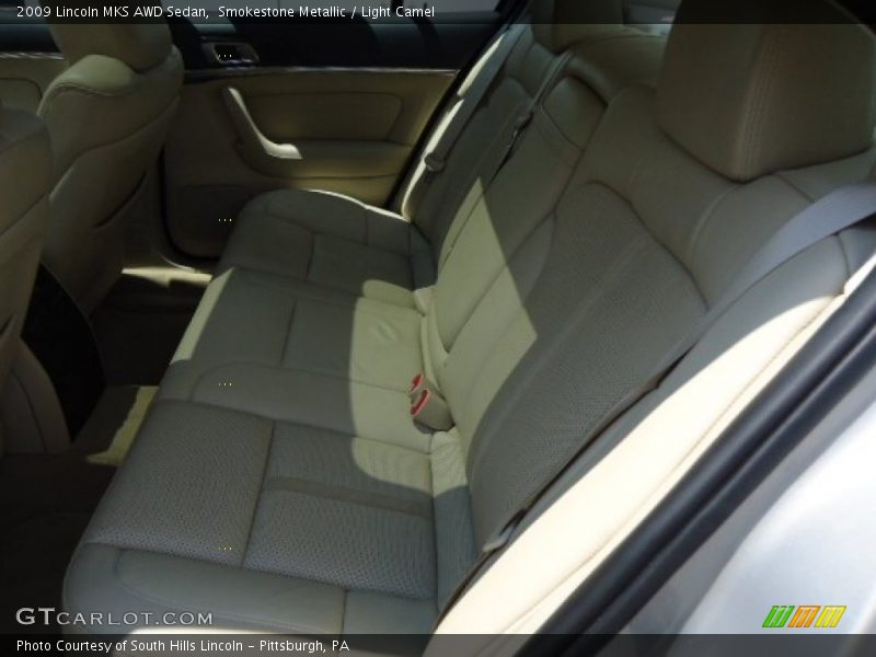 Smokestone Metallic / Light Camel 2009 Lincoln MKS AWD Sedan