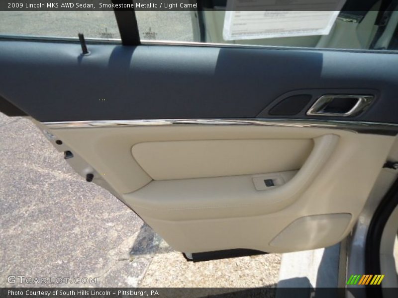 Smokestone Metallic / Light Camel 2009 Lincoln MKS AWD Sedan