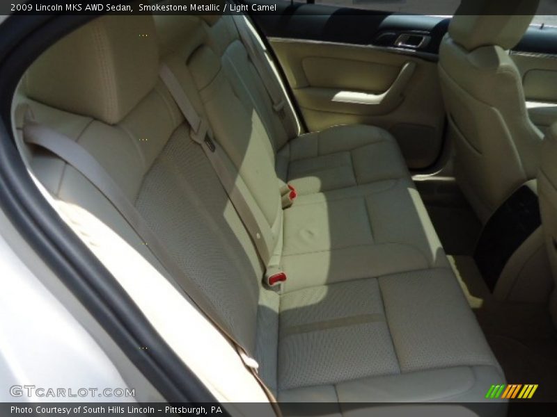 Smokestone Metallic / Light Camel 2009 Lincoln MKS AWD Sedan