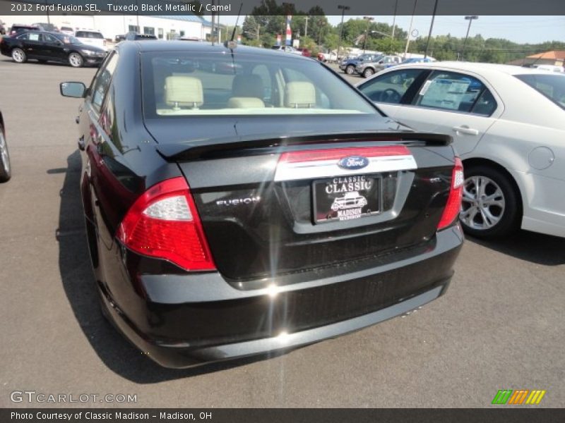 Tuxedo Black Metallic / Camel 2012 Ford Fusion SEL