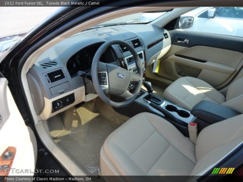 Tuxedo Black Metallic / Camel 2012 Ford Fusion SEL