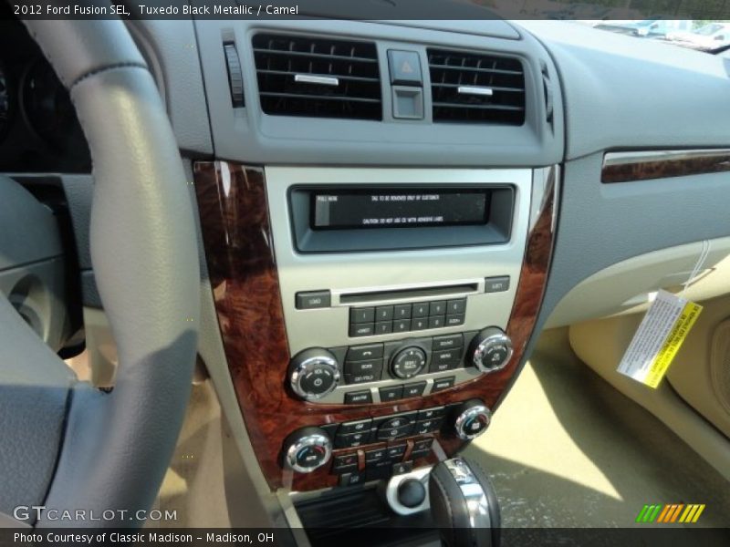 Tuxedo Black Metallic / Camel 2012 Ford Fusion SEL