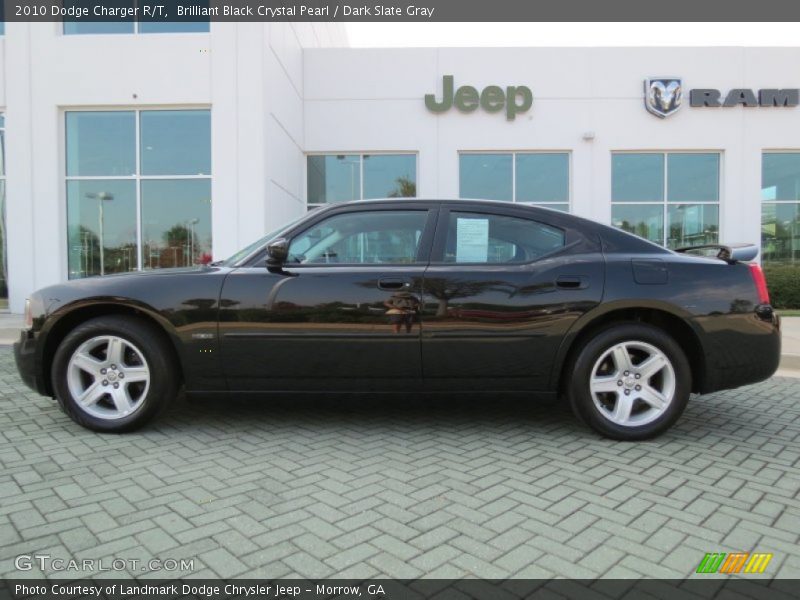 Brilliant Black Crystal Pearl / Dark Slate Gray 2010 Dodge Charger R/T