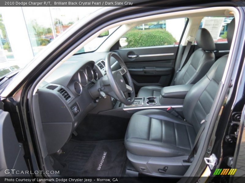 Brilliant Black Crystal Pearl / Dark Slate Gray 2010 Dodge Charger R/T