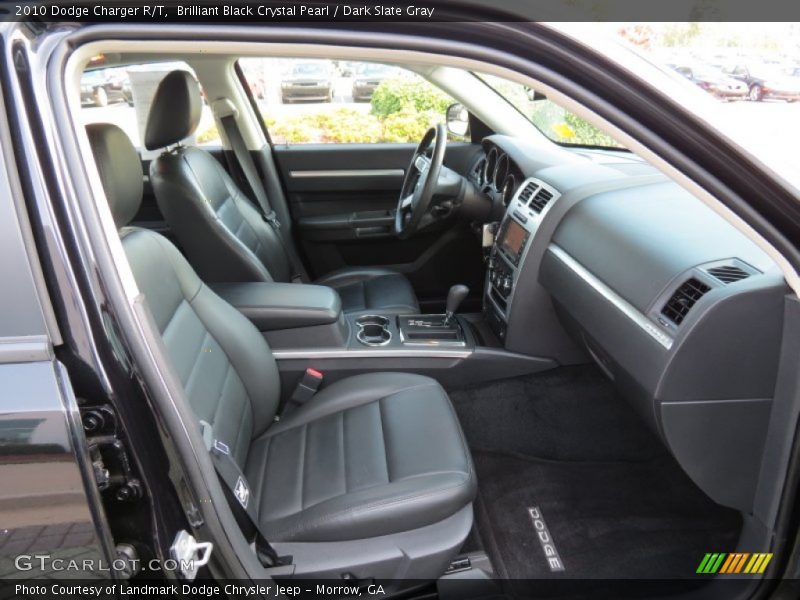 Brilliant Black Crystal Pearl / Dark Slate Gray 2010 Dodge Charger R/T