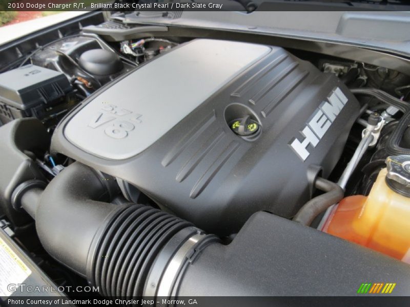 Brilliant Black Crystal Pearl / Dark Slate Gray 2010 Dodge Charger R/T
