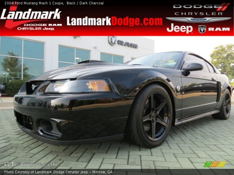Black / Dark Charcoal 2004 Ford Mustang Mach 1 Coupe