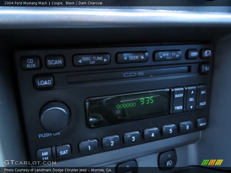 Audio System of 2004 Mustang Mach 1 Coupe