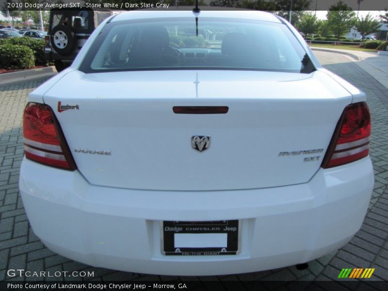 Stone White / Dark Slate Gray 2010 Dodge Avenger SXT