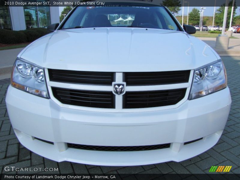 Stone White / Dark Slate Gray 2010 Dodge Avenger SXT