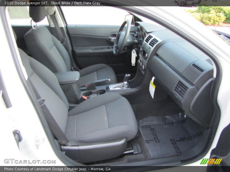 Stone White / Dark Slate Gray 2010 Dodge Avenger SXT