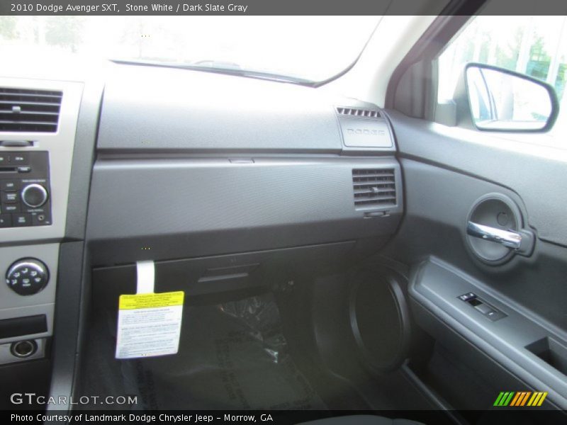 Stone White / Dark Slate Gray 2010 Dodge Avenger SXT