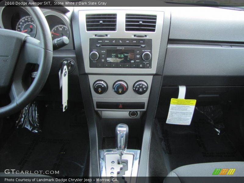 Stone White / Dark Slate Gray 2010 Dodge Avenger SXT