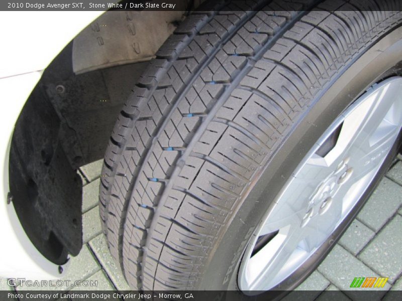 Stone White / Dark Slate Gray 2010 Dodge Avenger SXT