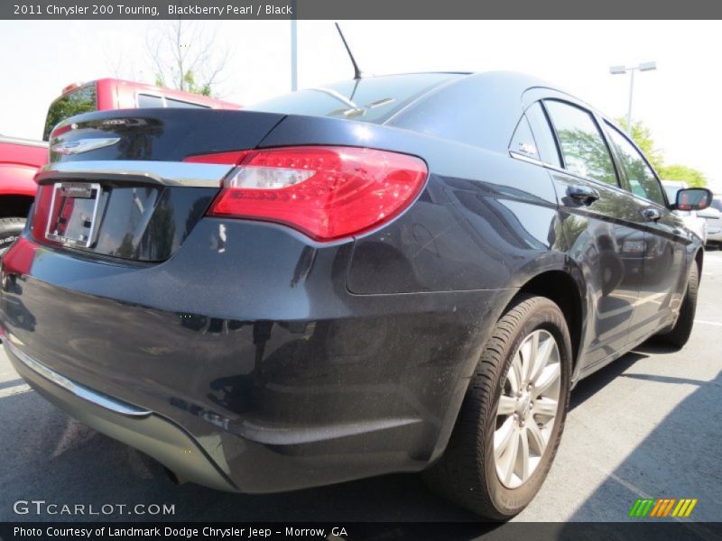 Blackberry Pearl / Black 2011 Chrysler 200 Touring