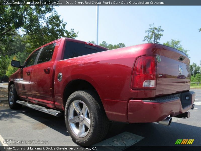Deep Cherry Red Crystal Pearl / Dark Slate Gray/Medium Graystone 2011 Dodge Ram 1500 Sport Crew Cab
