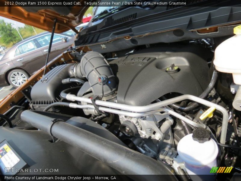 Tequila Sunrise Pearl / Dark Slate Gray/Medium Graystone 2012 Dodge Ram 1500 Express Quad Cab