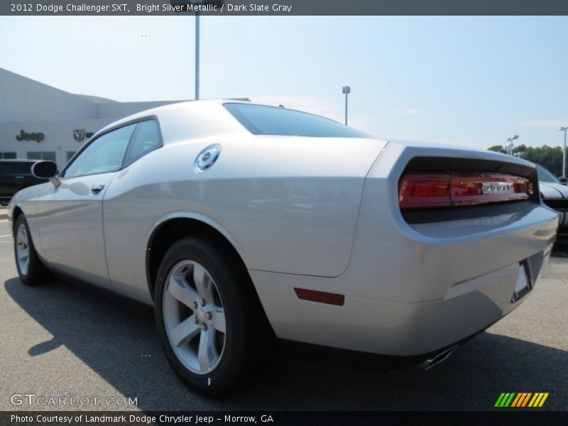 Bright Silver Metallic / Dark Slate Gray 2012 Dodge Challenger SXT