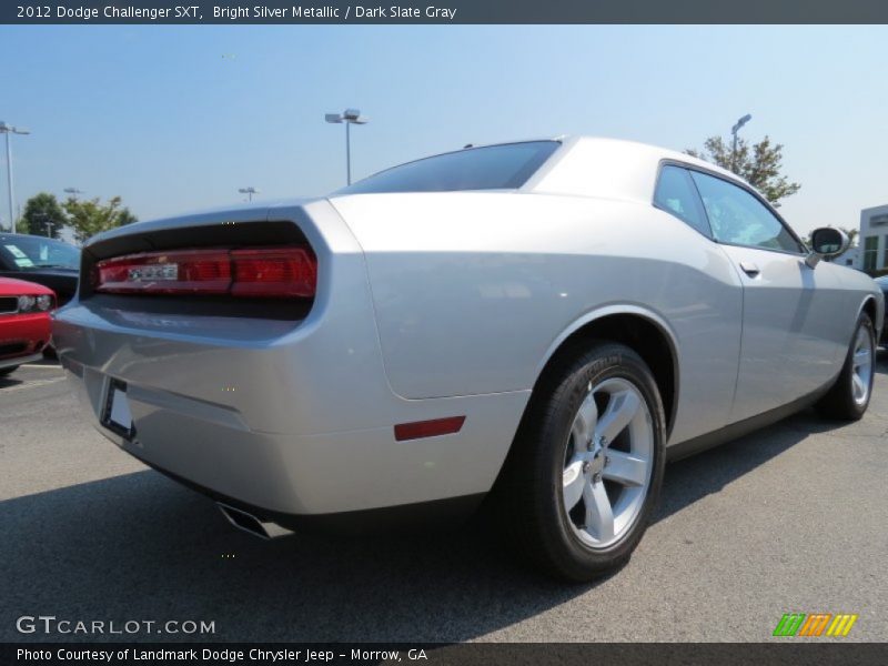 Bright Silver Metallic / Dark Slate Gray 2012 Dodge Challenger SXT