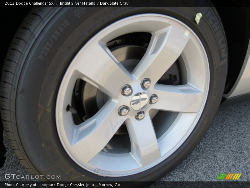 Bright Silver Metallic / Dark Slate Gray 2012 Dodge Challenger SXT