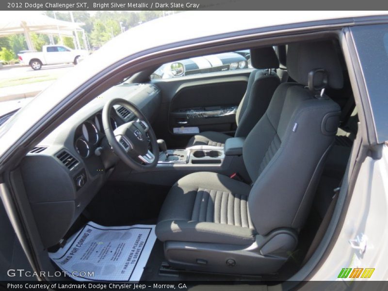 Bright Silver Metallic / Dark Slate Gray 2012 Dodge Challenger SXT