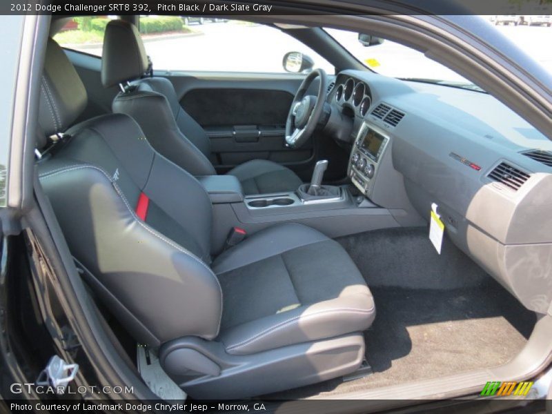 Pitch Black / Dark Slate Gray 2012 Dodge Challenger SRT8 392
