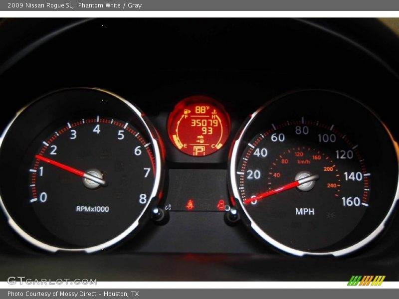 Phantom White / Gray 2009 Nissan Rogue SL