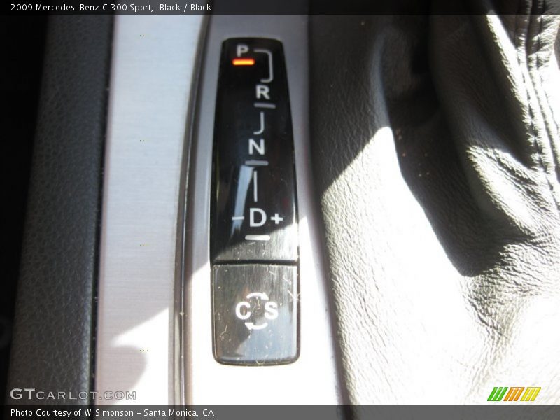 Black / Black 2009 Mercedes-Benz C 300 Sport